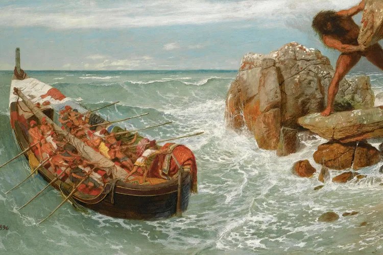 The Odyssey v Polyphemus, by Arnold Bocklin